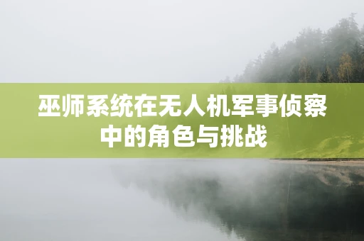 巫师系统在无人机军事侦察中的角色与挑战