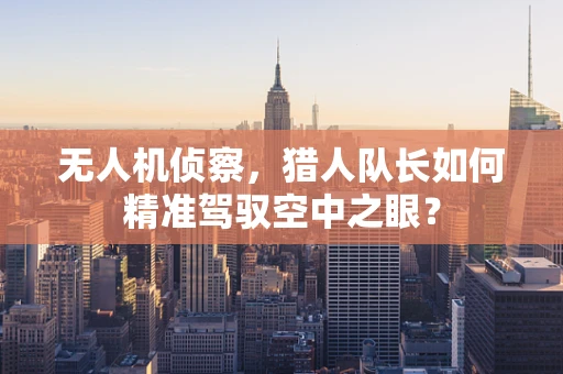 无人机侦察，猎人队长如何精准驾驭空中之眼？