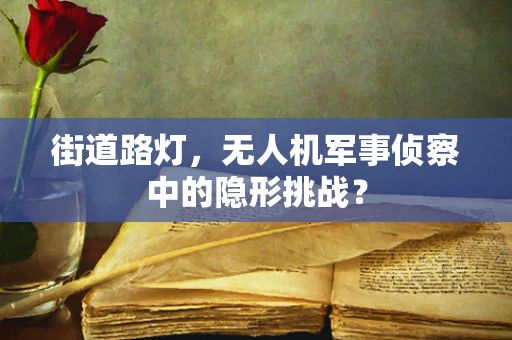 街道路灯，无人机军事侦察中的隐形挑战？