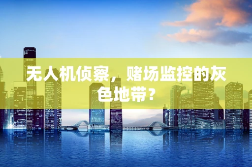 无人机侦察，赌场监控的灰色地带？