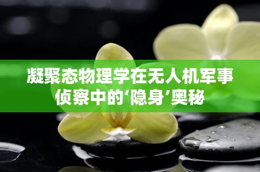 凝聚态物理学在无人机军事侦察中的‘隐身’奥秘