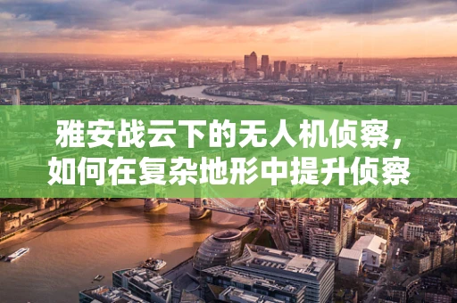 雅安战云下的无人机侦察，如何在复杂地形中提升侦察效率？