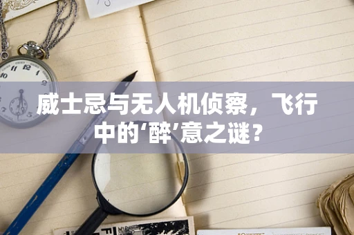 威士忌与无人机侦察，飞行中的‘醉’意之谜？
