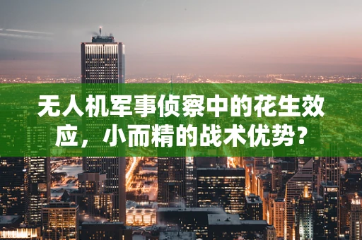 无人机军事侦察中的花生效应，小而精的战术优势？