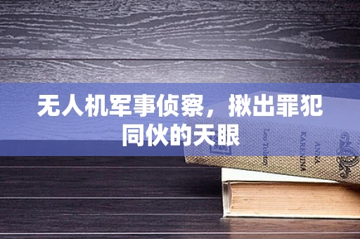 无人机军事侦察，揪出罪犯同伙的天眼