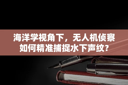 海洋学视角下，无人机侦察如何精准捕捉水下声纹？