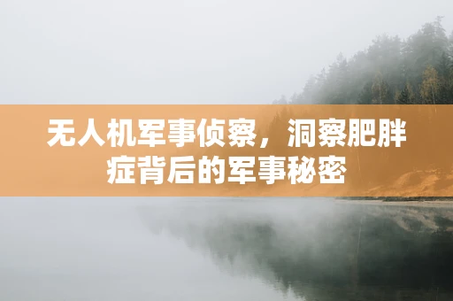 无人机军事侦察，洞察肥胖症背后的军事秘密