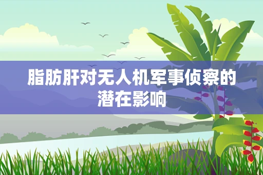 脂肪肝对无人机军事侦察的潜在影响