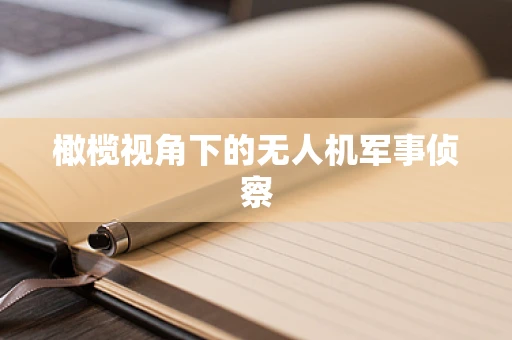 橄榄视角下的无人机军事侦察