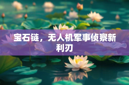 宝石链，无人机军事侦察新利刃