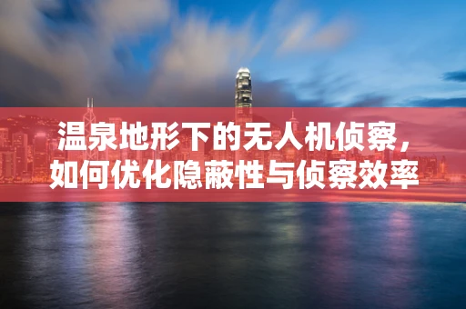 温泉地形下的无人机侦察，如何优化隐蔽性与侦察效率？