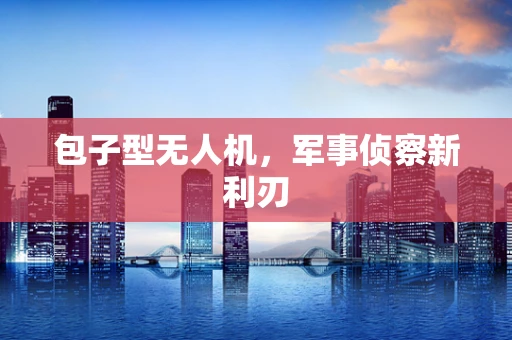 包子型无人机，军事侦察新利刃