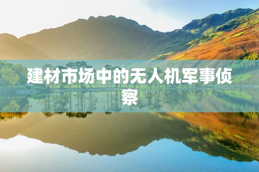 建材市场中的无人机军事侦察