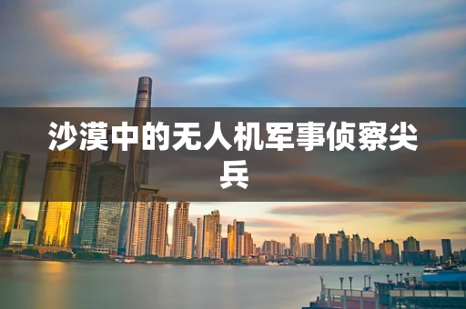 沙漠中的无人机军事侦察尖兵
