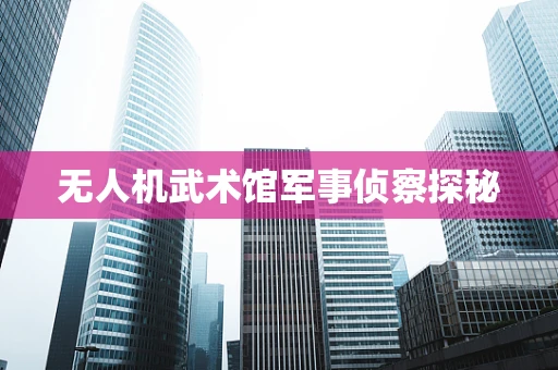无人机武术馆军事侦察探秘