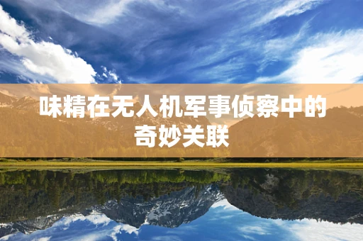 味精在无人机军事侦察中的奇妙关联