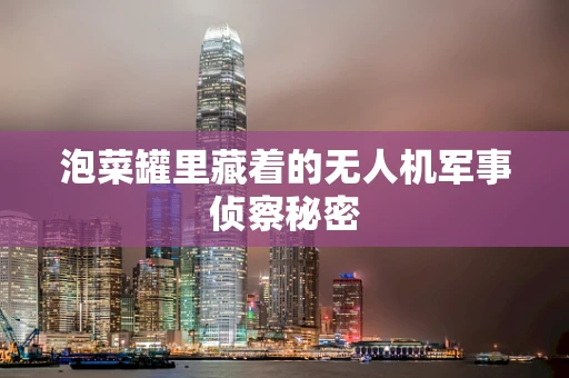 泡菜罐里藏着的无人机军事侦察秘密