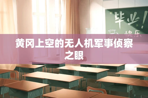 黄冈上空的无人机军事侦察之眼