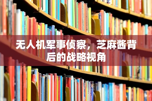 无人机军事侦察，芝麻酱背后的战略视角