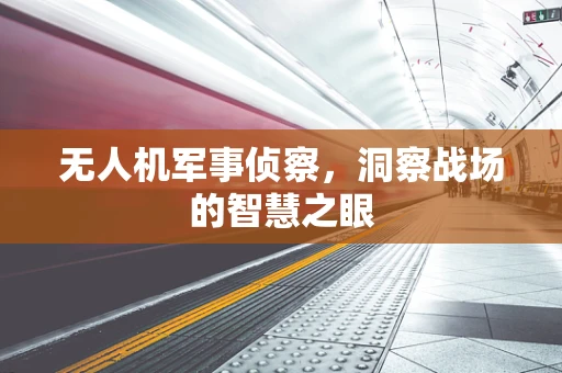 无人机军事侦察，洞察战场的智慧之眼
