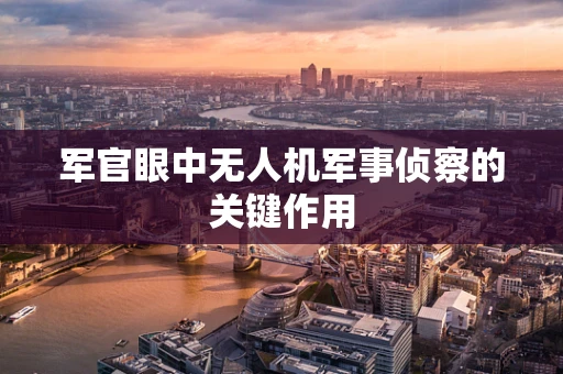 军官眼中无人机军事侦察的关键作用