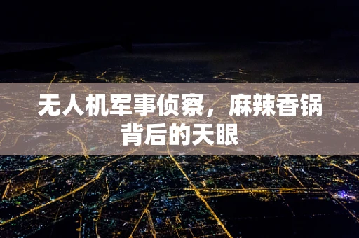 无人机军事侦察，麻辣香锅背后的天眼