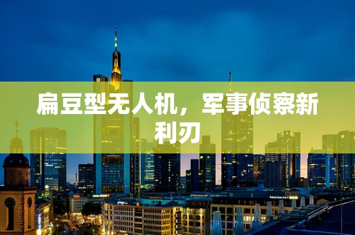 扁豆型无人机，军事侦察新利刃