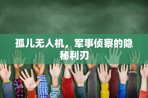 孤儿无人机，军事侦察的隐秘利刃