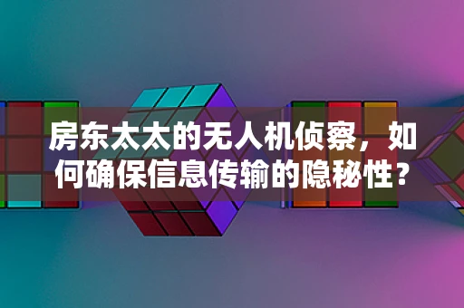 房东太太的无人机侦察，如何确保信息传输的隐秘性？