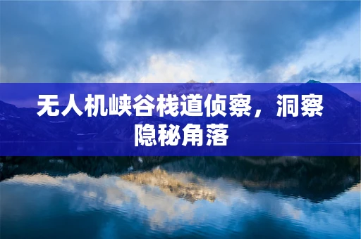 无人机峡谷栈道侦察，洞察隐秘角落