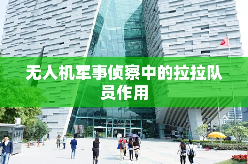 无人机军事侦察中的拉拉队员作用