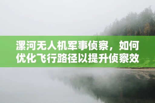 漯河无人机军事侦察，如何优化飞行路径以提升侦察效率？