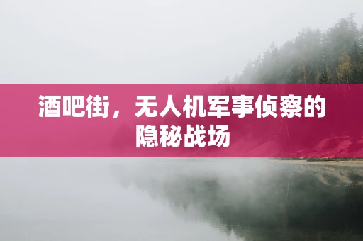 酒吧街，无人机军事侦察的隐秘战场