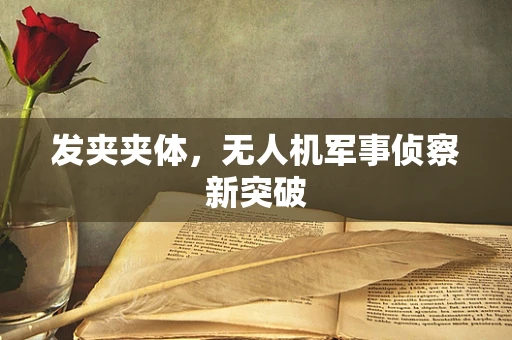 发夹夹体，无人机军事侦察新突破
