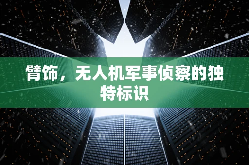 臂饰，无人机军事侦察的独特标识