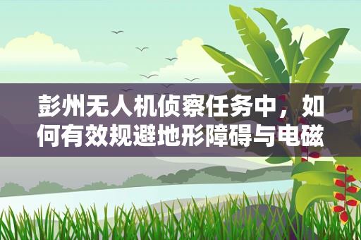 彭州无人机侦察任务中，如何有效规避地形障碍与电磁干扰？