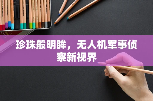 珍珠般明眸，无人机军事侦察新视界