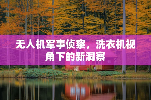 无人机军事侦察，洗衣机视角下的新洞察