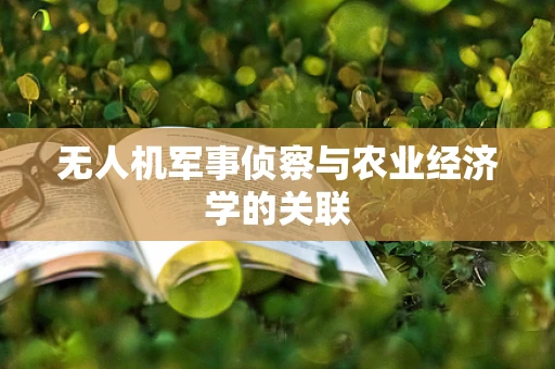 无人机军事侦察与农业经济学的关联