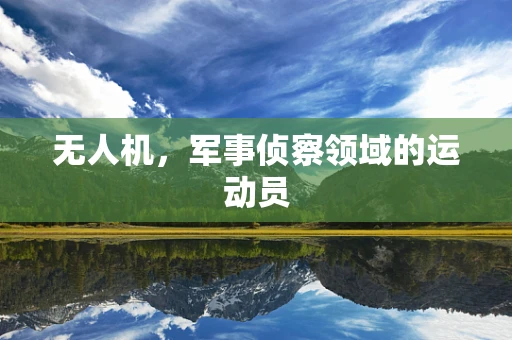 无人机，军事侦察领域的运动员