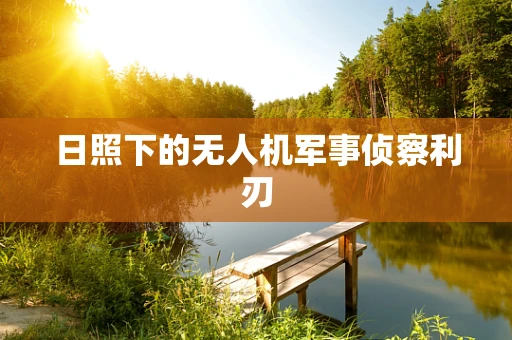 日照下的无人机军事侦察利刃