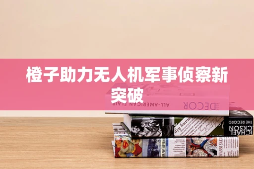 橙子助力无人机军事侦察新突破