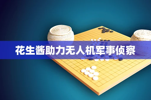 花生酱助力无人机军事侦察