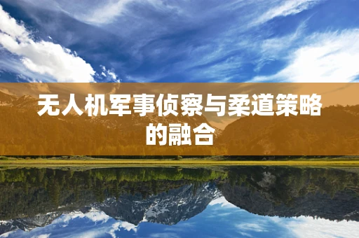 无人机军事侦察与柔道策略的融合