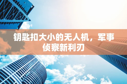 钥匙扣大小的无人机，军事侦察新利刃