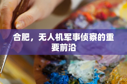 合肥，无人机军事侦察的重要前沿