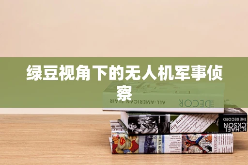 绿豆视角下的无人机军事侦察