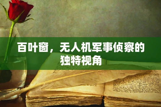 百叶窗，无人机军事侦察的独特视角