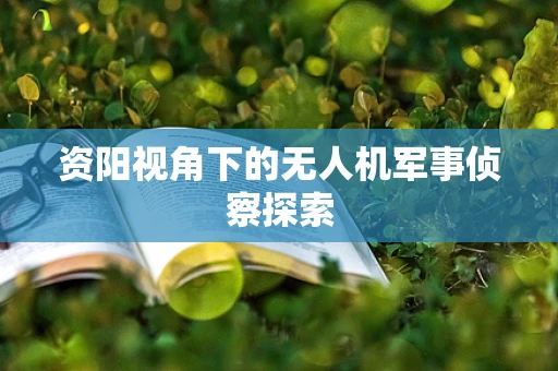 资阳视角下的无人机军事侦察探索
