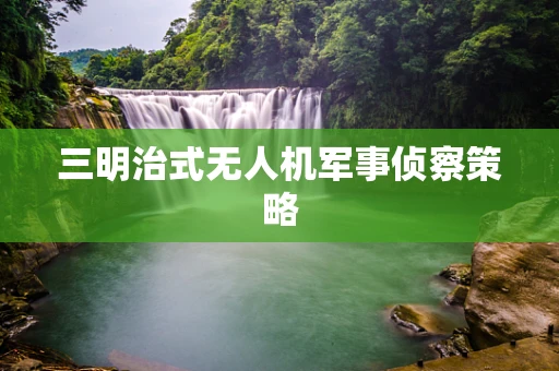 三明治式无人机军事侦察策略